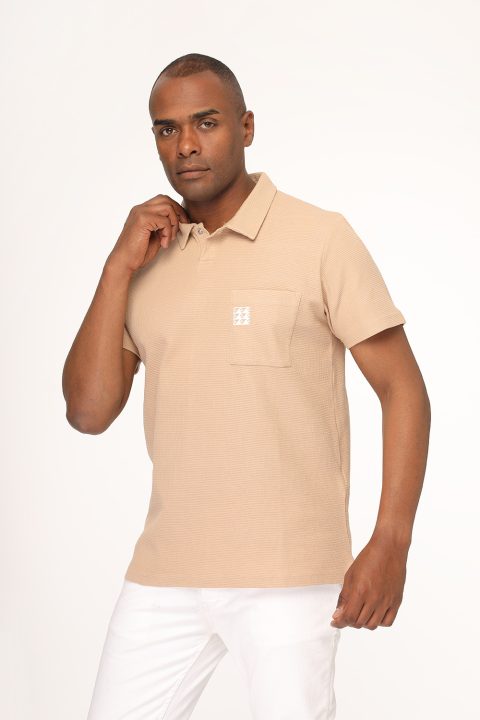 Polo Shirt Regular Fit Beige