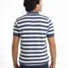 Polo Shirt Regular Fit Knitted Blue - Image 3