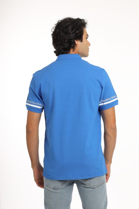 Polo Shirt Regular Fit Blue - Image 3