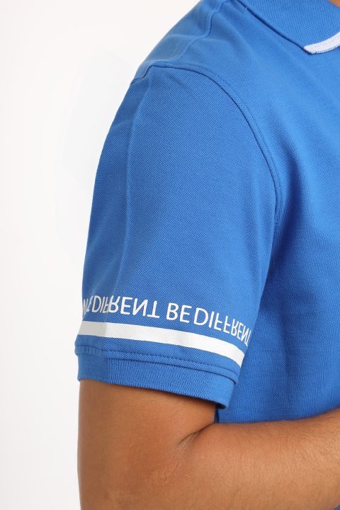 Polo Shirt Regular Fit Blue - Image 4