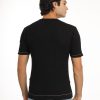 Regular Fit Knitted T-Shirt Black - Image 3