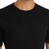 Regular Fit Knitted T-Shirt Black - Image 2