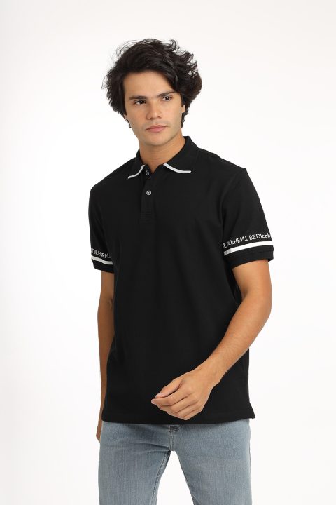 Polo Shirt Regular Fit Black