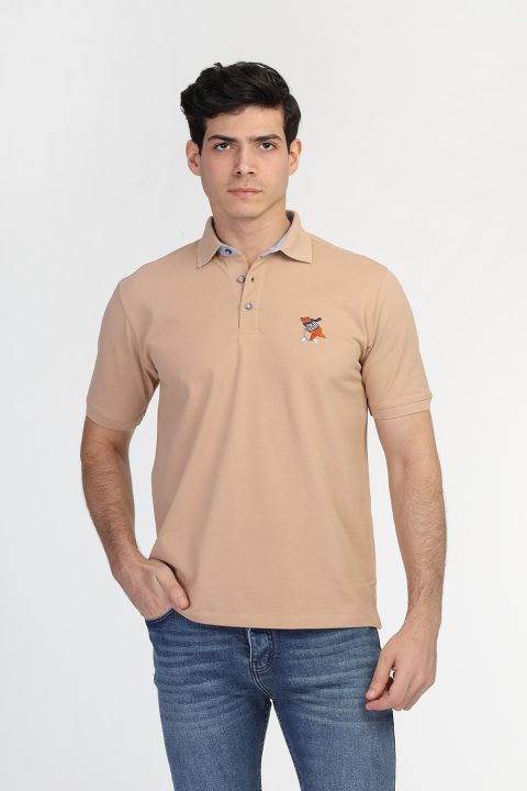 Polo Shirt Regular Fit Beige