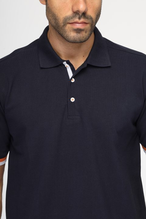 Polo Shirt Regular Fit Dark Blue - Image 2