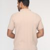⁦بولو شيرت - ريجولار فيت - بيج⁩ - الصورة ⁦4⁩