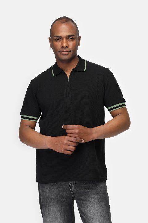 Polo Shirt Regular Fit Black