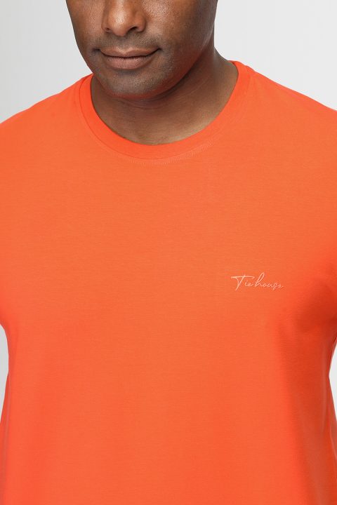 Regular Fit T-Shirt Orange - Image 2