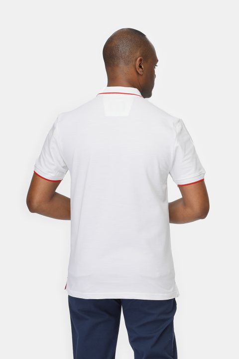 Polo Shirt Regular Fit White - Image 4