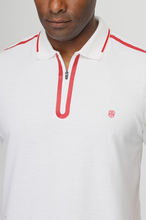 Polo Shirt Regular Fit White - Image 2