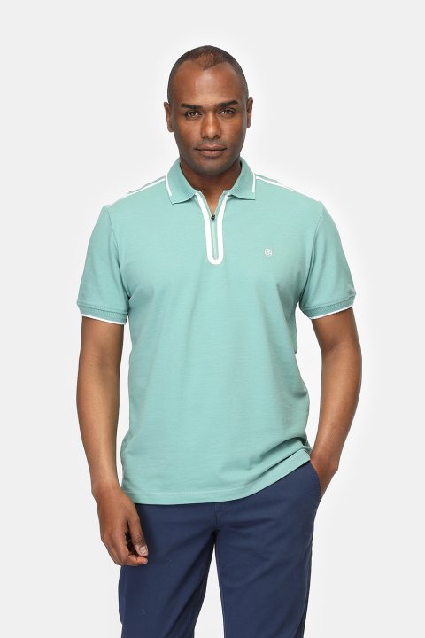 Polo Shirt Regular Fit Light Green