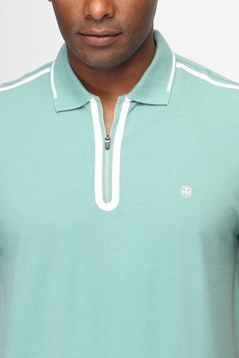 Polo Shirt Regular Fit Light Green - Image 2