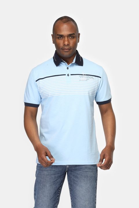 Polo Shirt Regular Fit Light Blue