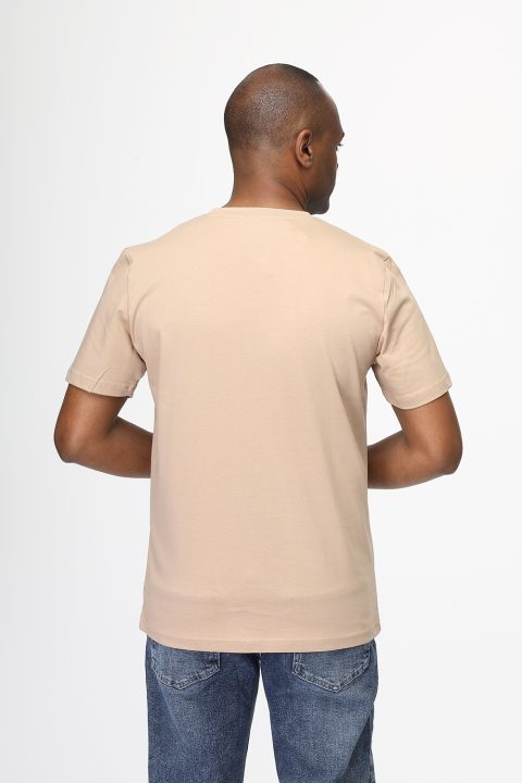 Regular Fit T-Shirt Beige - Image 4