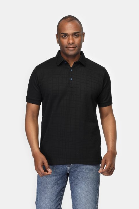 Polo Shirt Regular Fit Black