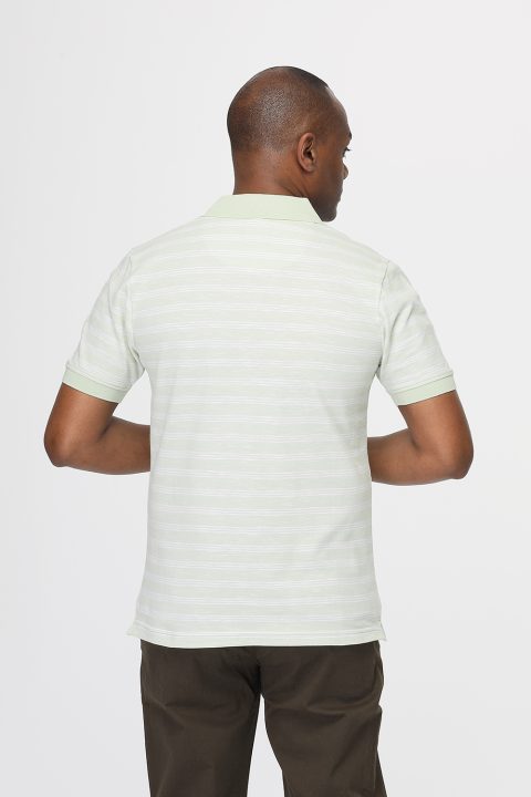 Polo Shirt Regular Fit Light Green - Image 3