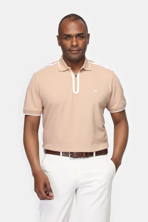 Polo Shirt Regular Fit Beige