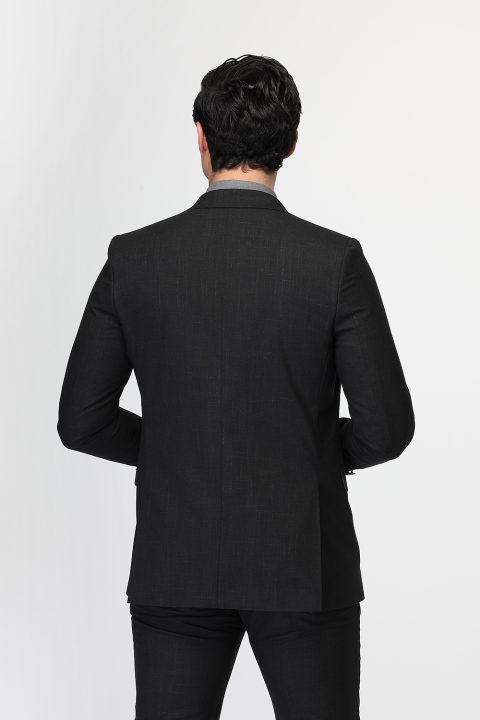 Slim Fit Suit Black - Image 5