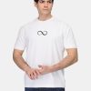 ⁦تيشرت - أوفر سايز - أبيض⁩ - الصورة ⁦3⁩