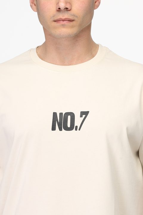 Over Size T-Shirt Beige - Image 2