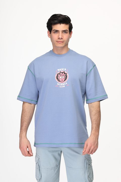 Over Size T-Shirt Blue