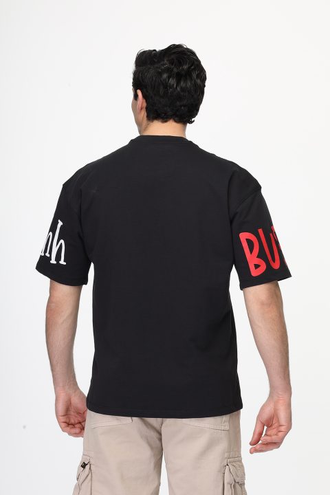 Over Size T-Shirt Black - Image 4