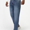 Slim Straight Fit Trousers Jeans Blue - Image 3