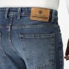 Slim Straight Fit Trousers Jeans Blue - Image 4