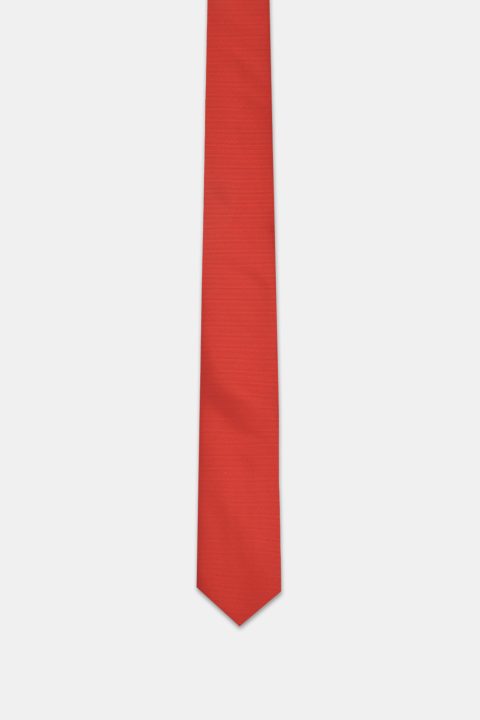 Jacquard Tie 6cm Red