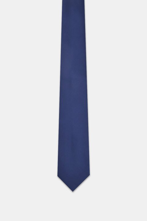 Jacquard Tie 7 cm Dark Blue