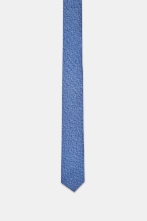 Jacquard Tie 6 cm Blue