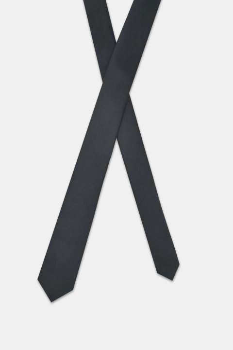 Jacquard Tie 6 cm Black - Image 2