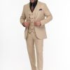 Slim Fit Suit Beige