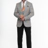 Slim Fit Suit Gray