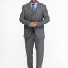 Slim Fit Suit Gray