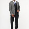 Slim Fit Suit Gray