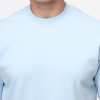 ⁦تيشرت - أوفر سايز - لبني وسط⁩ - الصورة ⁦2⁩