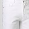 Regular Fit Jeans Short White - Image 2