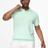 Polo Shirt Regular Fit Knitted Light Green - Image 3