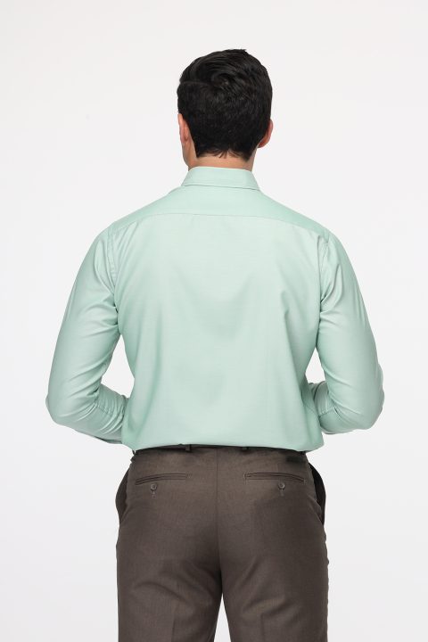 New Fit Shirt Light Green - Image 3