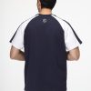⁦تيشرت - أوفر سايز - كحلي⁩ - الصورة ⁦4⁩