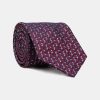 Jacquard Tie 7 cm Maroon