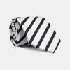 Stripe Tie 7 cm White