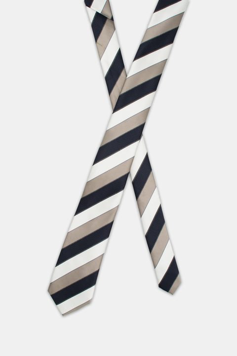 Stripe Tie 7 cm Dark Blue - Image 2