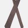 Jacquard Tie 7 cm Brown - Image 2