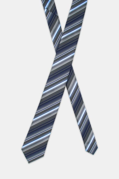 Stripe Tie 7 cm Gray - Image 2