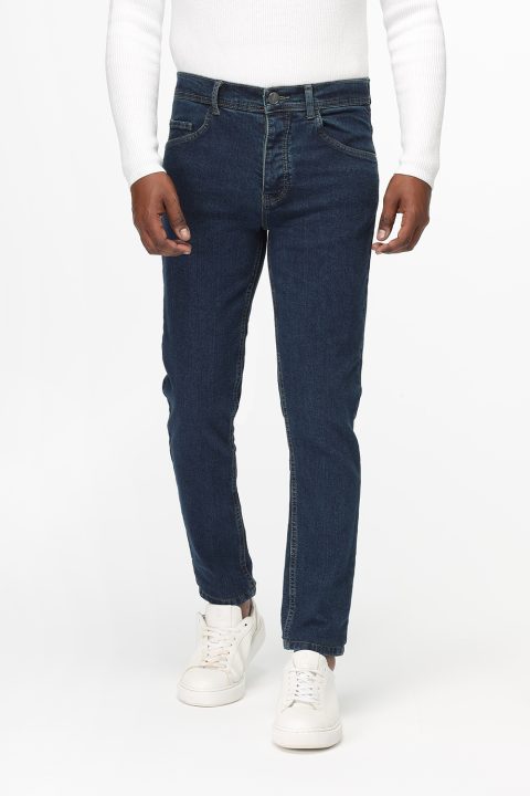 Slim Fit Trousers Jeans Dark Blue