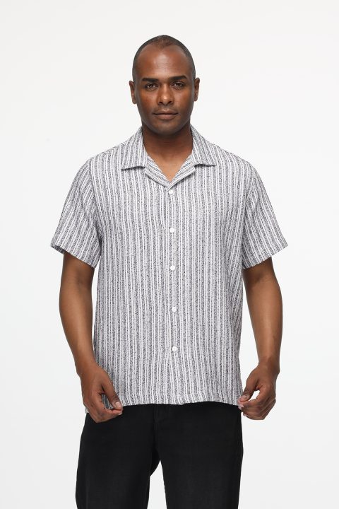 Relax Fit Shirt Half Purple