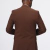 Slim Fit Suit Brown - Image 5