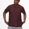 Regular Fit T-Shirt Knitted Maroon